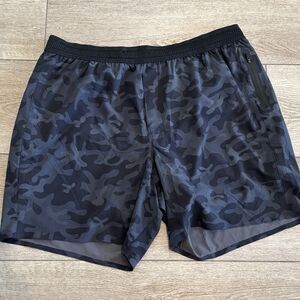 Ten Thousand Shorts Mens XXL The Session 7” Drawstring Liner Black Gray Camo